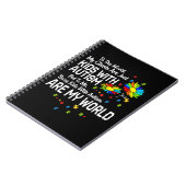 自閉症の子供は私の世界BCBA RBT ABA Therapi ノートブック (左側)