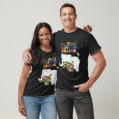 自閉症の子供を持つ誇り高い母 オティズム啓発 ママ Tシャツ (ユニセックス)