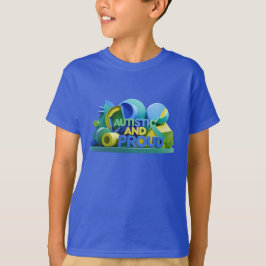 自閉症の子供Tシャツ: 自分に誇りを持とう Tシャツ