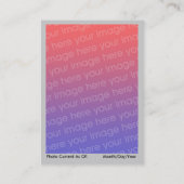 自閉症の学生カード コーリングカード (裏面)