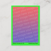 自閉症の学生カードV2 コーリングカード (裏面)