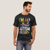 自閉症の孫に誇りを持つ 自閉症啓発活動 Tシャツ (正面フル)