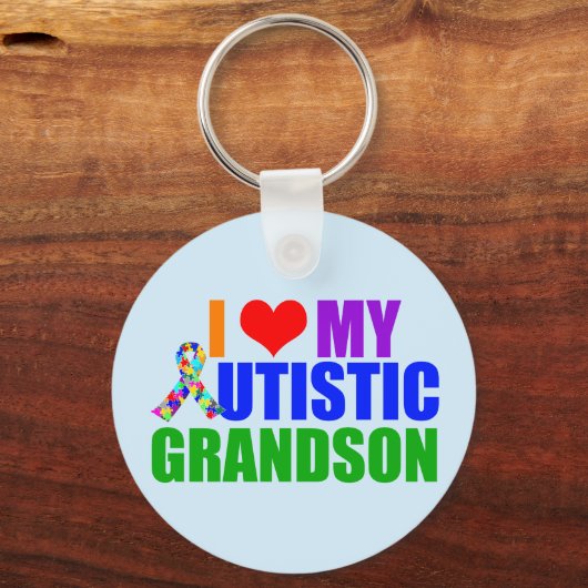自閉症の孫 キーホルダー (裏面)