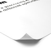 自閉症の定義それは障害ではない違う ポスター (角)