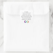 自閉症の宿泊施設のシール スクエアシール (バッグ)