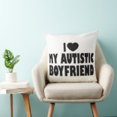 自閉症の彼氏が大好き – 自閉症の承認 クッション (椅子)