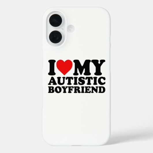 自閉症の彼氏が大好き Case-Mate iPhoneケース (裏面)