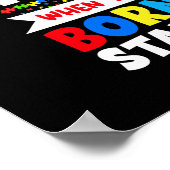 自閉症の息子の娘あなたが立っ生まれていた ポスター (角)