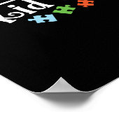 自閉症の息子の娘Au-someキッズソサエティ ポスター (角)