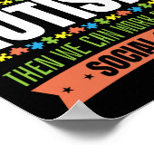 自閉症の息子の子の娘保が私の治癒を見る ポスター (角)