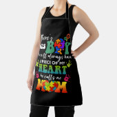 自閉症の悩み認識度彼は私をママ自閉症と呼ぶ エプロン (インサイチュ)