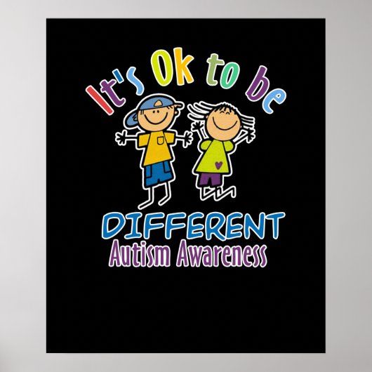 自閉症の意識が違うある月 ポスター (正面)
