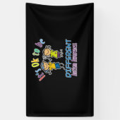 自閉症の意識が違うある月 横断幕 (縦)