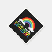 自閉症の意識でいいの違うよ スタンダードカクテルナプキン (角)