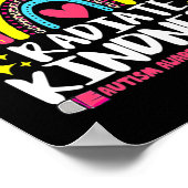 自閉症の意識の特別な放射先生 ポスター (角)