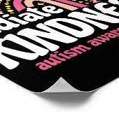 自閉症の意識の特別なed先生ラジエートキンヌ ポスター (角)