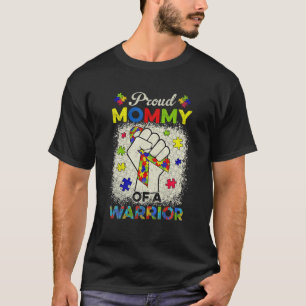 自閉症の意識の高い戦士の自閉症MamaがAを支援 Tシャツ
