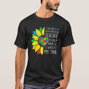 自閉症の意識のSped先生特別教育Su Tシャツ