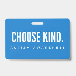 自閉症の意識は種類を選択バッジラニヤール バッジ