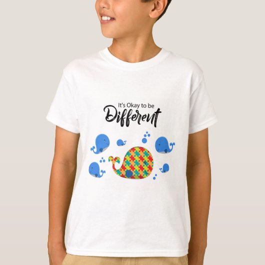 自閉症の意識は美しいと引用 Tシャツ (正面)