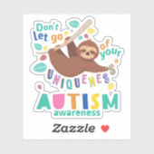 自閉症の意識は自分の独自性を手放さない シール (シート)