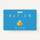 自閉症の意識は親切であるバッジラニヤール バッジ (裏面)