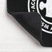 自閉症の意識を受け入れる愛を理解するヴィンテージ私 マウスパッド (コーナー)