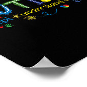 自閉症の意識を受け入れる理解Love Asd Suppor ポスター (角)