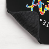 自閉症の意識を受け入れる適応自閉症モーメント マウスパッド (コーナー)