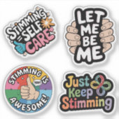 自閉症の意識を抑圧することは、自分自身である シール (正面)