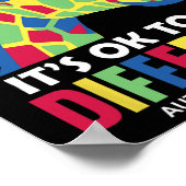 自閉症の意識を持った自閉症違う者でなくてもいい ポスター (角)