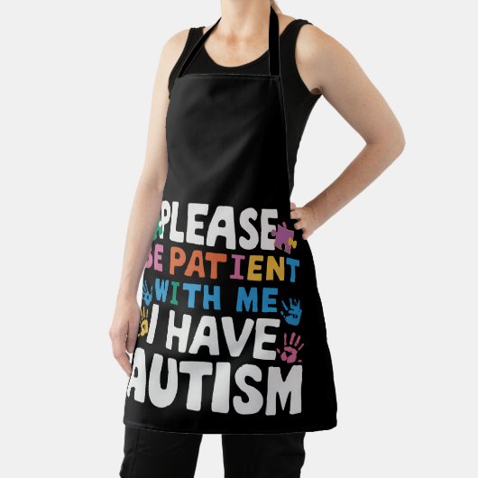自閉症の意識を持っている患者さんでいてほしい エプロン (インサイチュ)