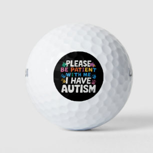 自閉症の意識を持っている患者さんでいてほしい ゴルフボール