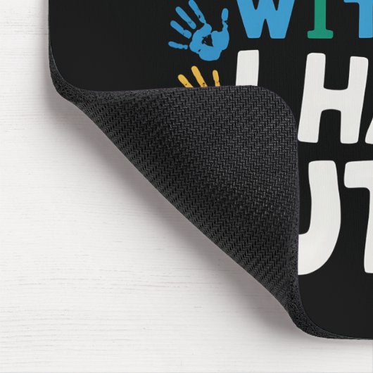 自閉症の意識を持っている患者さんでいてほしい マウスパッド (コーナー)