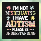 自閉症の意識を持って行動を誤ってはいない ウィンドウサイン (シート3)