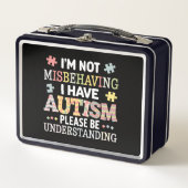 自閉症の意識を持って行動を誤ってはいない メタルランチボックス (正面)