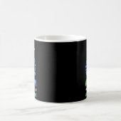 自閉症の意識を持つ自閉症を犯さない コーヒーマグカップ (中央)