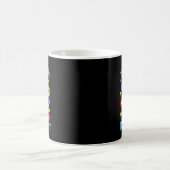 自閉症の意識を持つ象違うは大丈夫 コーヒーマグカップ (中央)