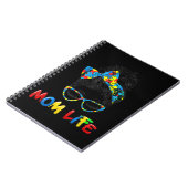 自閉症の意識母ライフシャツ女性モ ノートブック (左側)