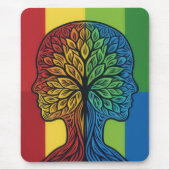 自閉症の意識気に- -マウスパッド マウスパッド (正面)