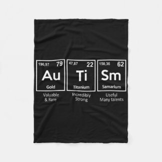 自閉症の意識要素の周期 フリースブランケット