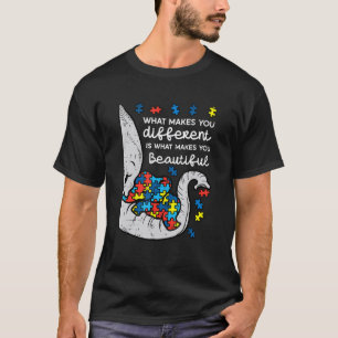 自閉症の意識違うを子供たちに与える理由 Tシャツ