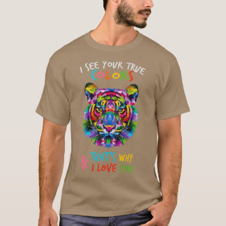 自閉症の意識違うを持つOkカラフル L Tシャツ