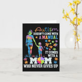 自閉症の意識2025は手来動Aではない カード (黄色い花)