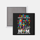 自閉症の意識2025は手来動Aではない マグネット (正面/裏面)