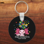 自閉症の意識,アクソロトル愛好家Tシャツ134 キーホルダー (正面)
