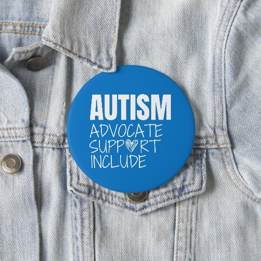 自閉症の意識。 advocate.support.include.ボタン 缶バッジ (インサイチュ)