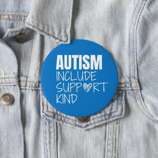 自閉症の意識。 include.support.kind.ボタン 缶バッジ (インサイチュ)