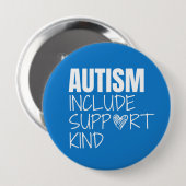 自閉症の意識。 include.support.kind.ボタン 缶バッジ (正面&裏面)