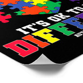 自閉症の意識Hは自閉症違うでいい ポスター (角)